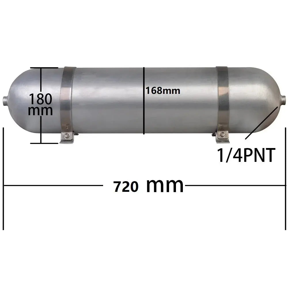 3/4/5 Gallon aluminum Seamless air cylinder air tank pneumatic air suspension system tunning vehicle parts Gm Service Guy