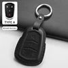 High-quality black PU leather car key fob cover for Cadillac ATS CTS CT4 CT5 CT6 XTS XT5, designed for GM vehicles by Gm Service Guy.