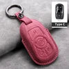 Cross Border Compatible Highquality Leather Key Cover with Keychain for Buick Envision LaCrosse Regal Wholesale From Factory Gm Service Guy