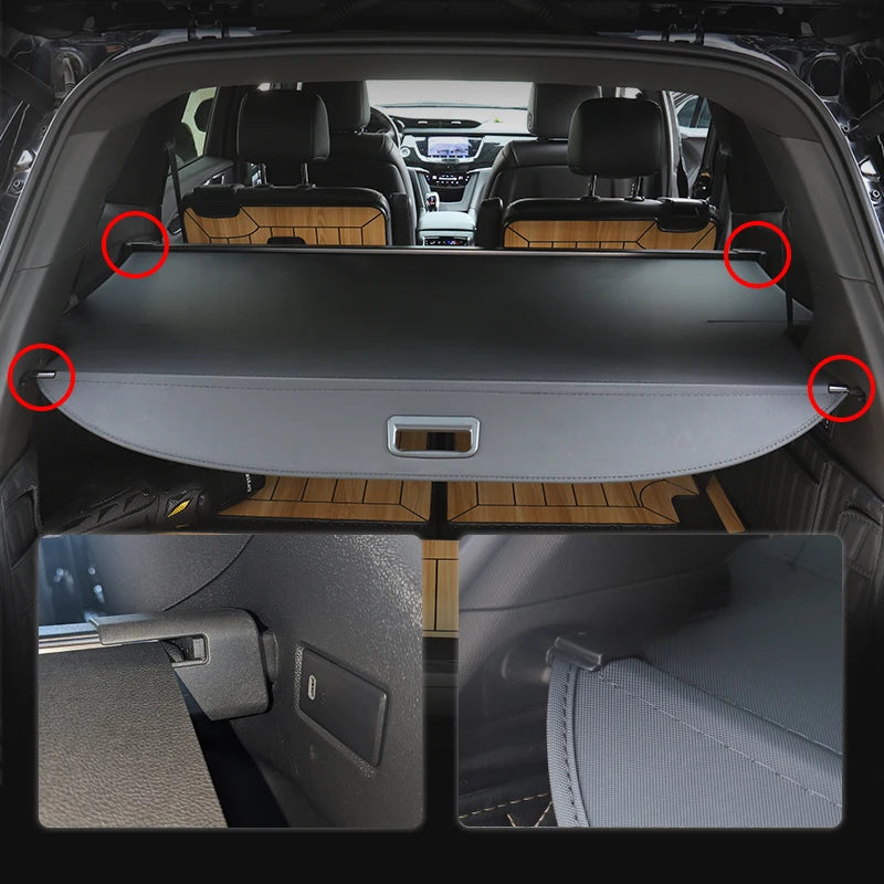 Anti-Theft Trunk Cargo Cover for Cadillac Escalade 2021 2022 2023 Privacy Car Storage Accessory Gm Service Guy