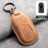 Cross Border Compatible Highquality Leather Key Cover with Keychain for Buick Envision LaCrosse Regal Wholesale From Factory Gm Service Guy