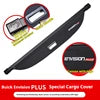 Retractable trunk cargo cover for Buick Envision, Envision Plus, Excelle GX, Velite 6, and GL6 by Gm Service Guy, showing three material options.