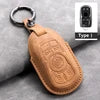 Cross Border Compatible Highquality Leather Key Cover with Keychain for Buick Envision LaCrosse Regal Wholesale From Factory Gm Service Guy