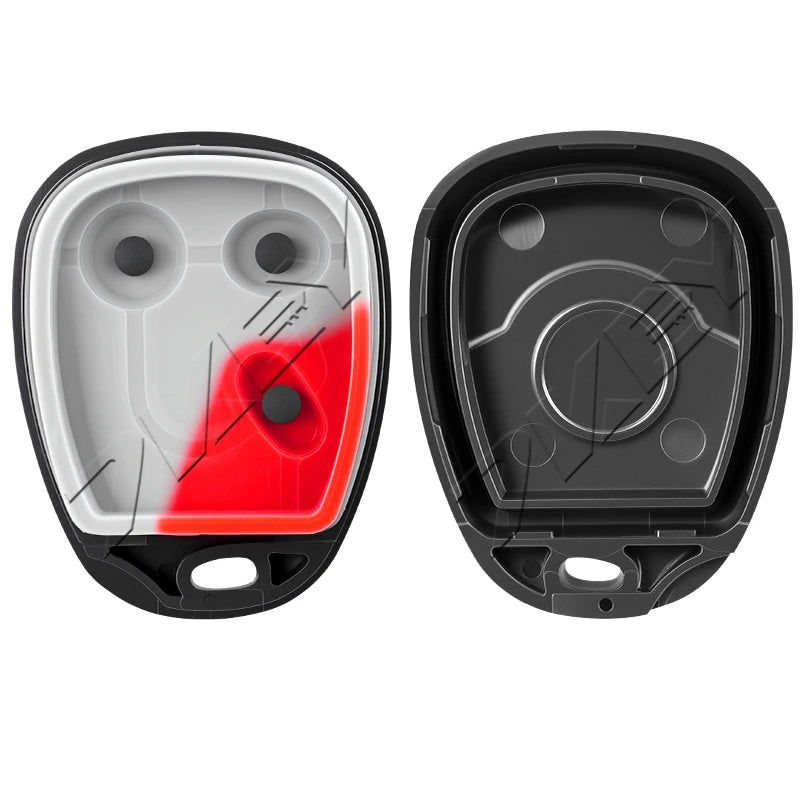 Chevrolet Cadillac GMC Hummer H2 Tahoe Silverado Suburban 2003-2006 3-button replacement smart key shell by GM Service Guy