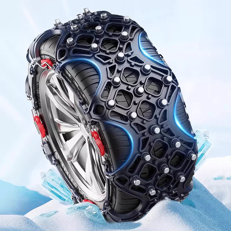 Winter Hot Selling Full Wrap Bull Tendon Vehicle Mud Sandy Snow Tire Chains Anti Skid Snow Chains for 165~275 Car Tires Gm Service Guy