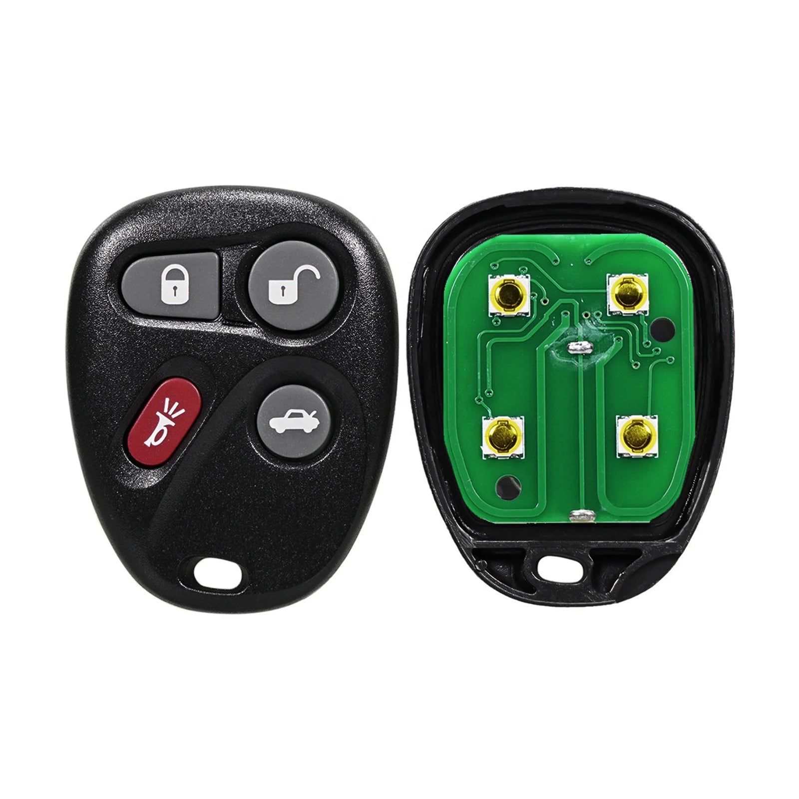 GM Service Guy wholesale OEM 4-button car key fob remote for Buick, Chevrolet, GMC models, 315MHz, keyless entry.