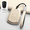 High-quality GM Service Guy PU leather car key fob cover for Cadillac ATS, CTS, CT4, CT5, CT6, XTS, XT5 in factory wholesale style