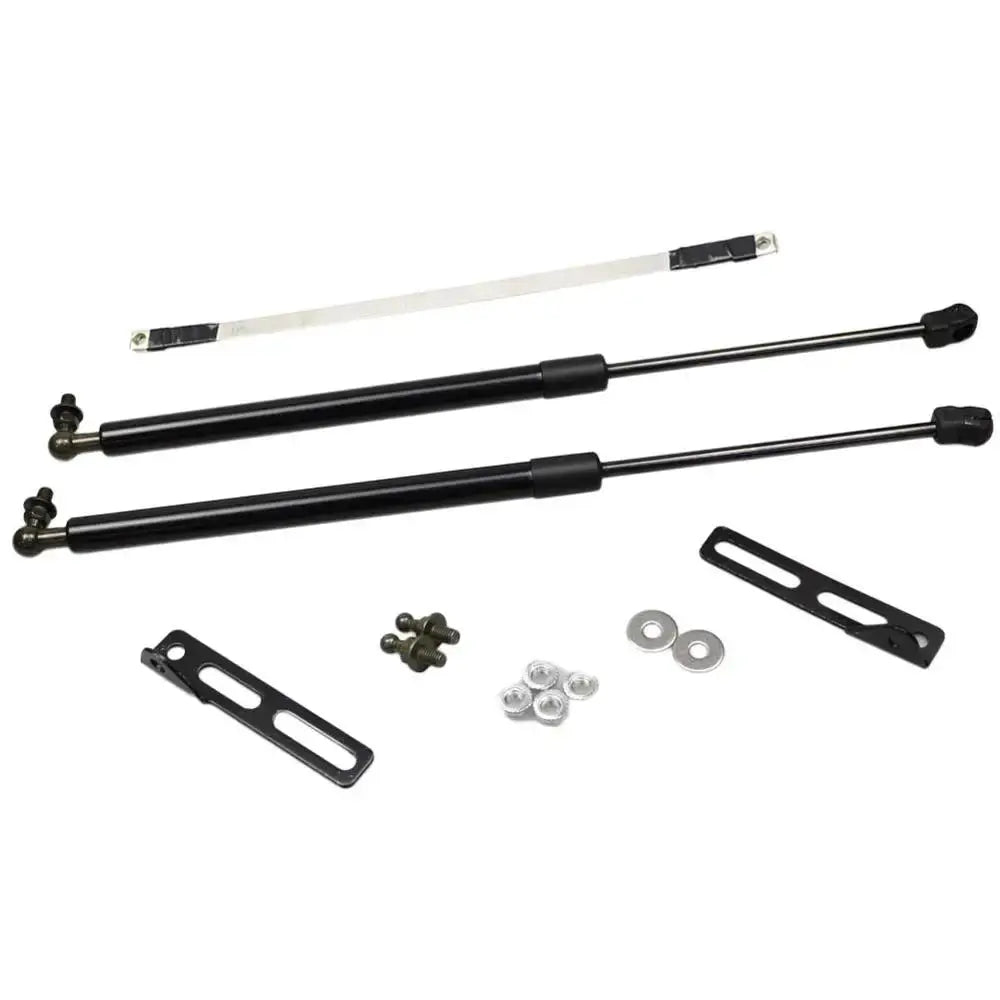 Hood Struts For Peugeot 308 II T9 2013-2021 Front Bonnet Modify Gas Spring Prop Lift Support Carbon Fiber Damper Piston Rods Bar Gm Service Guy