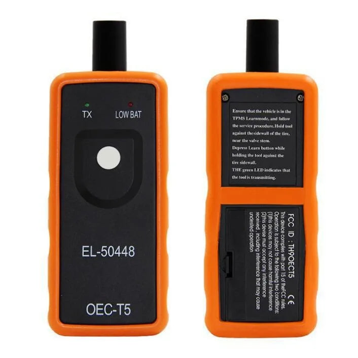 OEC-T5 EL-50448 TPMS Universal GM Buick OLIVER Fit Orange/Black Activation T Tire Pressure Reset Tool Gm Service Guy