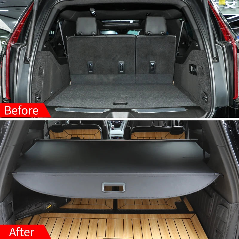 Anti-Theft Trunk Cargo Cover for Cadillac Escalade 2021 2022 2023 Privacy Car Storage Accessory Gm Service Guy