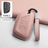 Gm Service Guy high-quality black PU leather car key fob cover for Cadillac ATS, CTS, CT4, CT5, CT6, XTS, XT5 models.