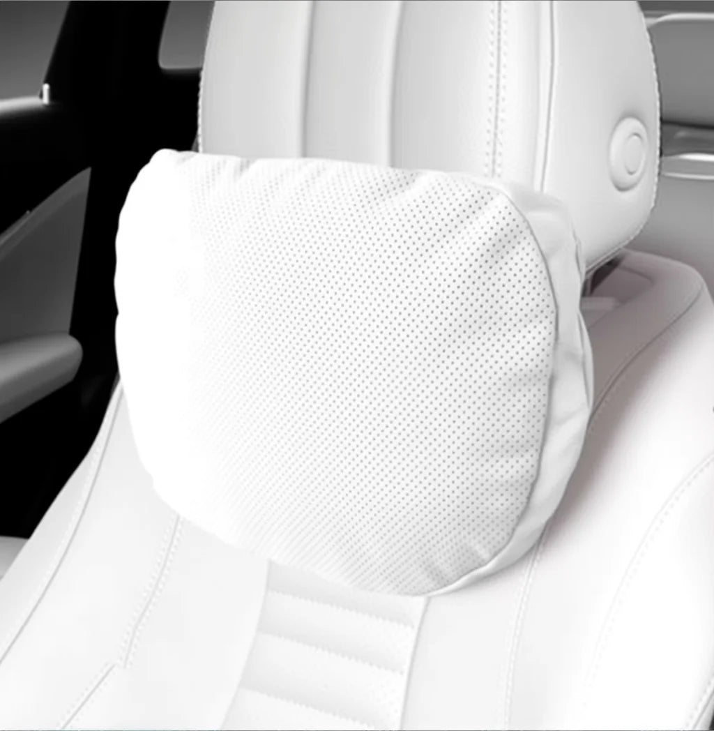 Maybach S Class Luxury Fur Ventilation Neck Pillow Soft Car Headrest Seat Waist Cushion Backrest Chevrolet Lexus Civic Sports Gm Service Guy