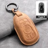 Cross Border Compatible Highquality Leather Key Cover with Keychain for Buick Envision LaCrosse Regal Wholesale From Factory Gm Service Guy