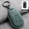 Cross Border Compatible Highquality Leather Key Cover with Keychain for Buick Envision LaCrosse Regal Wholesale From Factory Gm Service Guy