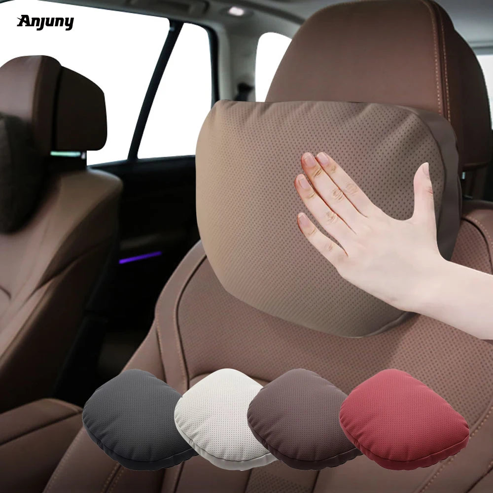 Maybach S Class Luxury Fur Ventilation Neck Pillow Soft Car Headrest Seat Waist Cushion Backrest Chevrolet Lexus Civic Sports Gm Service Guy