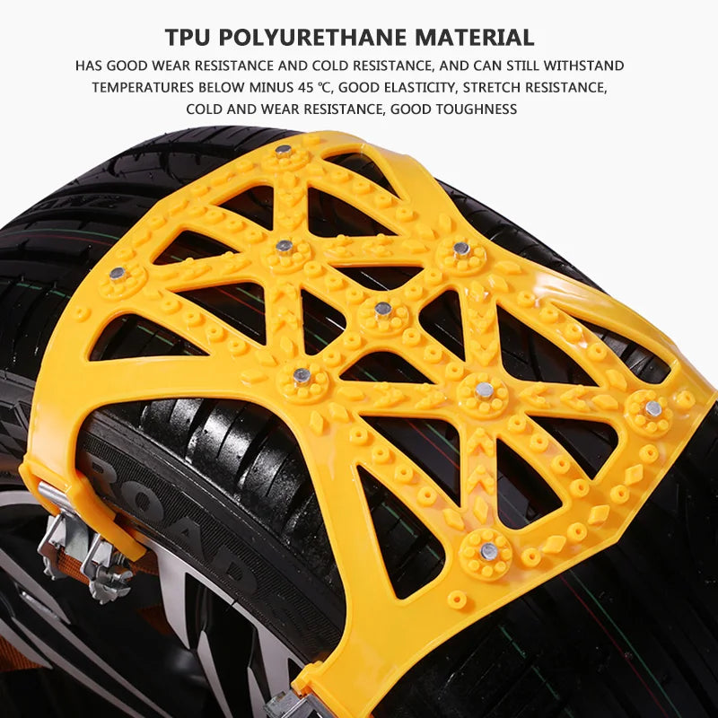 CHIEF Winter Universal Sedan SUV MPV Automobile Tpu Car Anti-skid Snow Tire Protect Chain Gm Service Guy