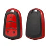 Leather-texture TPU Cadillac car key case cover with key ring, designed for XT5, XT4, CT5, and SRX models by Gm Service Guy