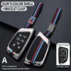 Zinc Alloy Silica Gel Car Key Case Cover Shell for Corvette C8 Coupe Chevrolet C7 ZR1 Z06 Key Rings Keychain Bag Accessories Gm Service Guy