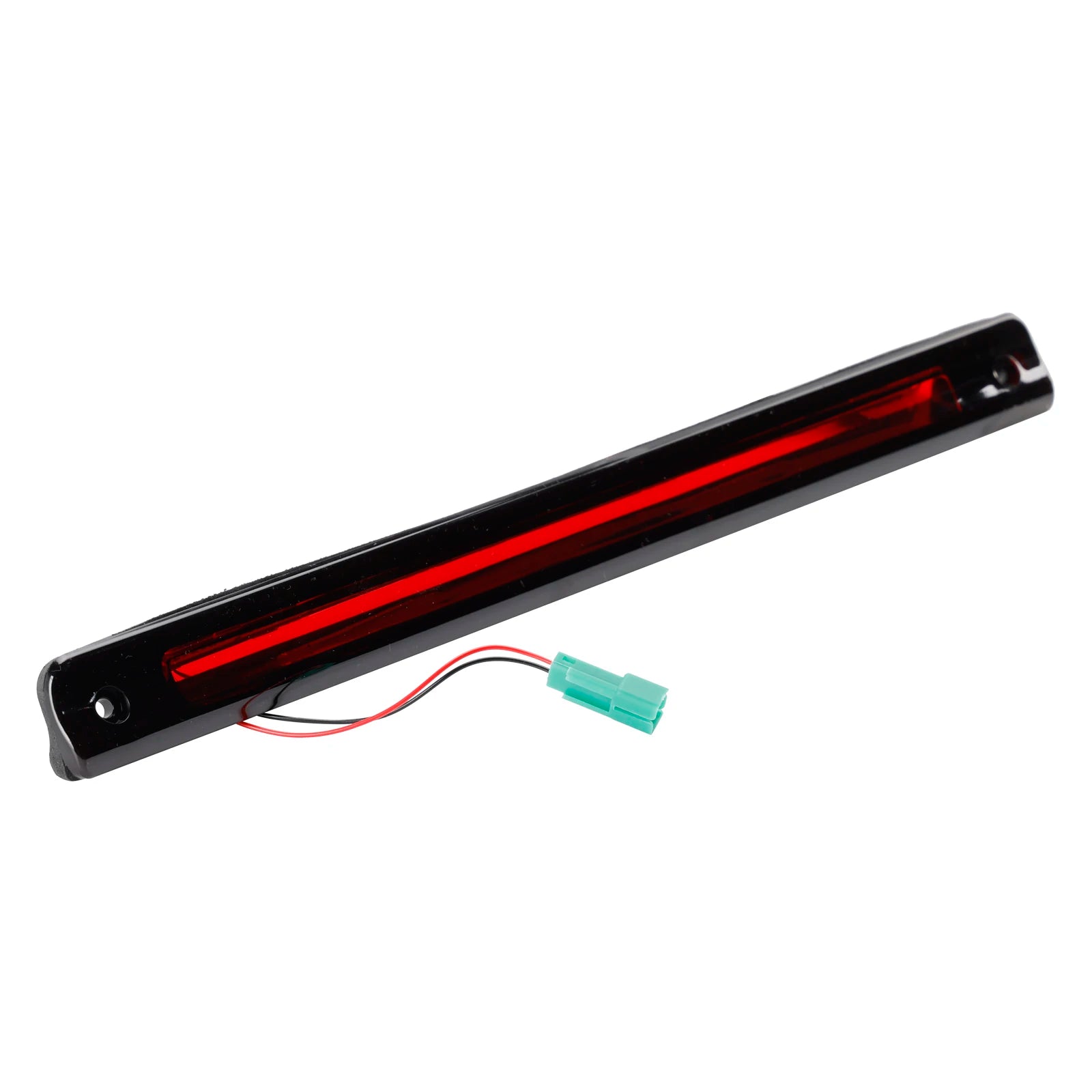 GM Service Guy 3rd brake light assembly for Buick, Chevy, Oldsmobile, Pontiac, Saturn van, clear lens with LED bulbs visible