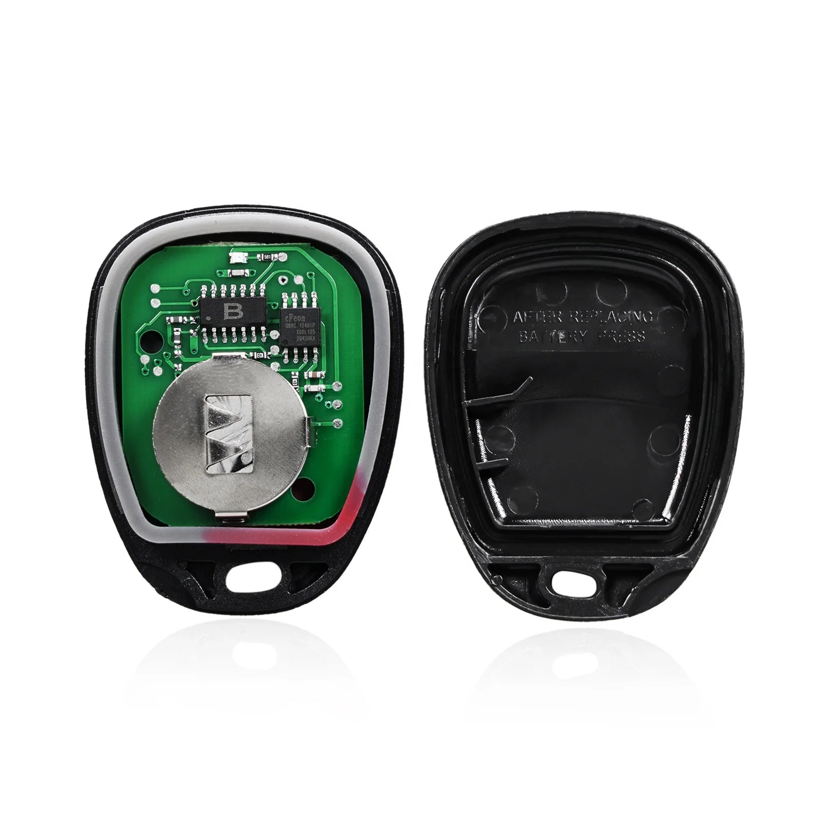 GM Service Guy 4-button car key fob remote for Buick Lesabre, Chevrolet Astro, GMC Envoy, 1996-2005, keyless entry.