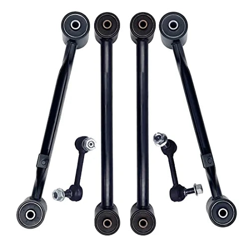 Frenzybro 6 Pcs Upper Lower Rear Trailing W/Bushing Control Arms & Links for 2002-2009 Chevrolet Trailblazer GMC Gm Service Guy