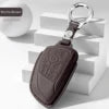 7-Button Leather Car Key Fob Case: Shock-Resistant and Wear-Resistant, Suitable for Buick Envision Plus Gm Service Guy