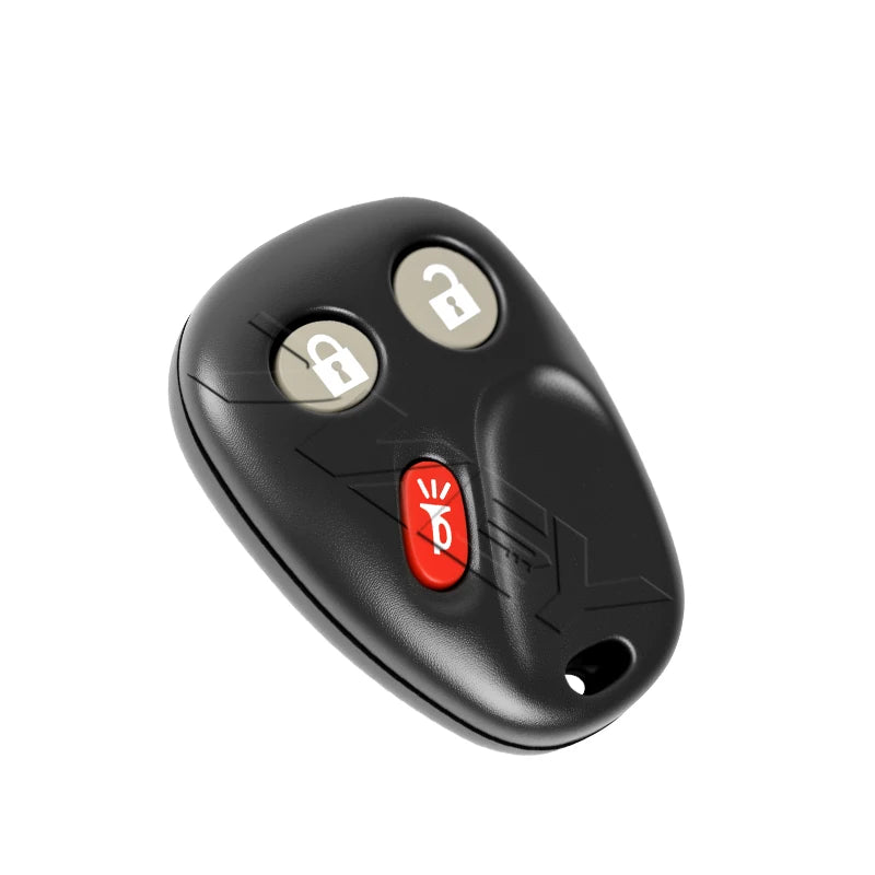 Gm Service Guy 3-button replacement smart key shell for Chevrolet, Cadillac, GMC, Hummer H2, Tahoe, Silverado, 2003-2006.