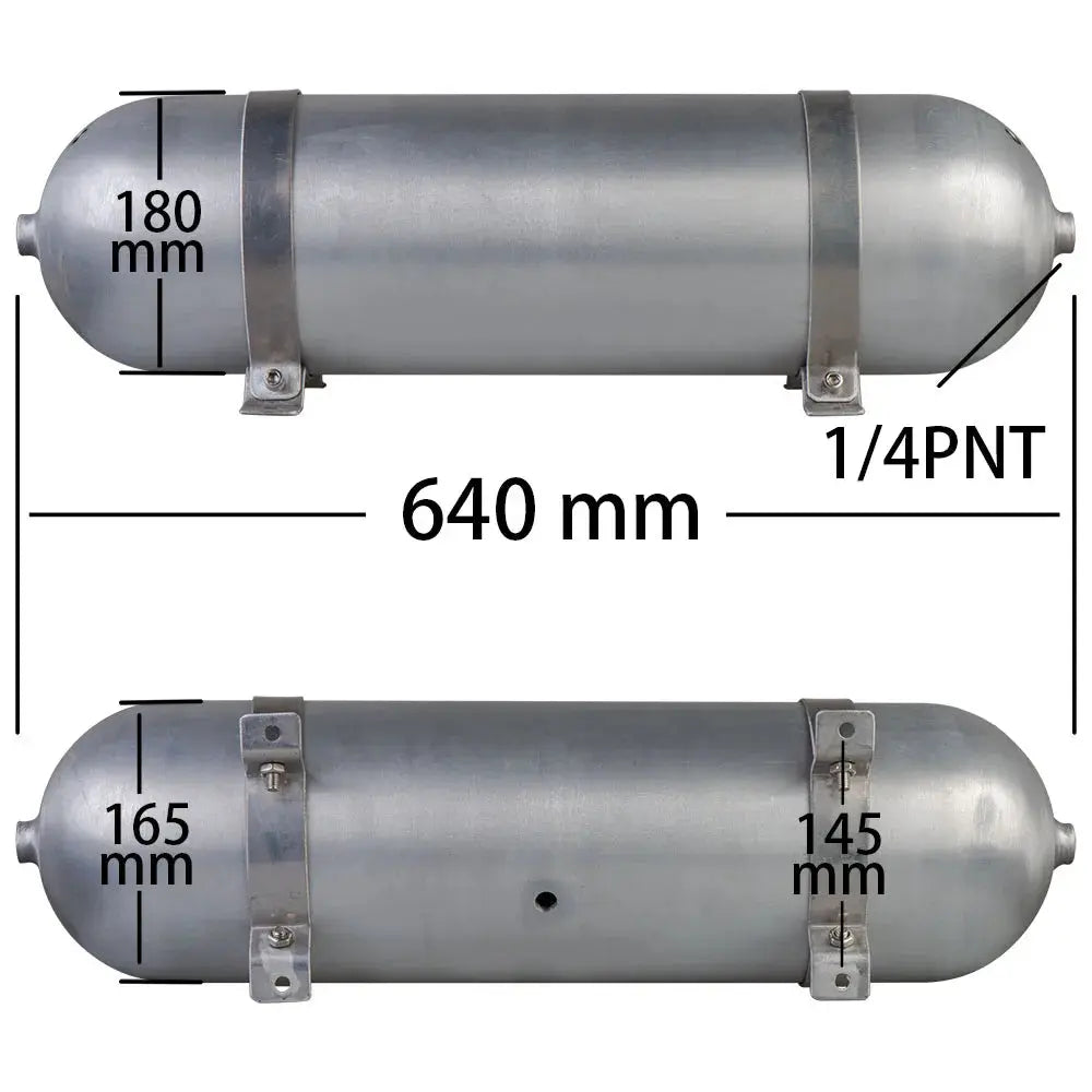 3/4/5 Gallon aluminum Seamless air cylinder air tank pneumatic air suspension system tunning vehicle parts Gm Service Guy