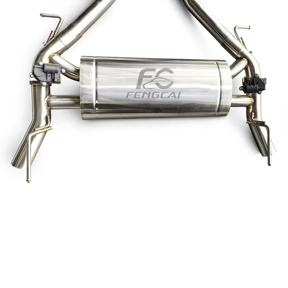 Stainless steel high-performance valve exhaust system for Cadillac CT5 2.0T 2019-2023, rear catback muffler by GM Service Guy