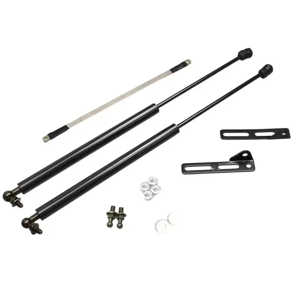 Hood Struts For Peugeot 308 II T9 2013-2021 Front Bonnet Modify Gas Spring Prop Lift Support Carbon Fiber Damper Piston Rods Bar Gm Service Guy