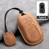 Cross Border Compatible Highquality Leather Key Cover with Keychain for Buick Envision LaCrosse Regal Wholesale From Factory Gm Service Guy