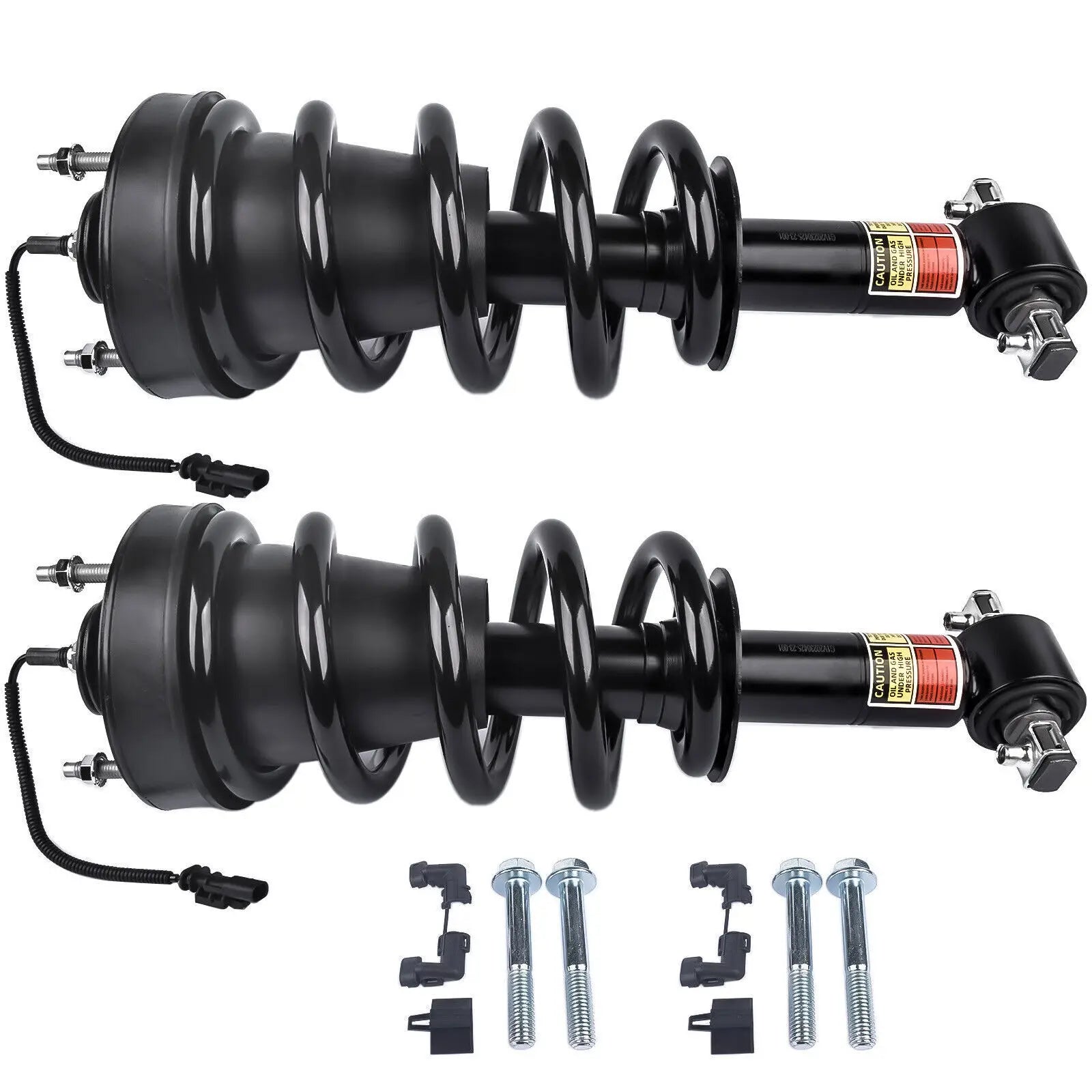 Pair front loaded quick shock struts with magnetic ride for 2015-2020 Cadillac Escalade, designed by GM Service Guy.