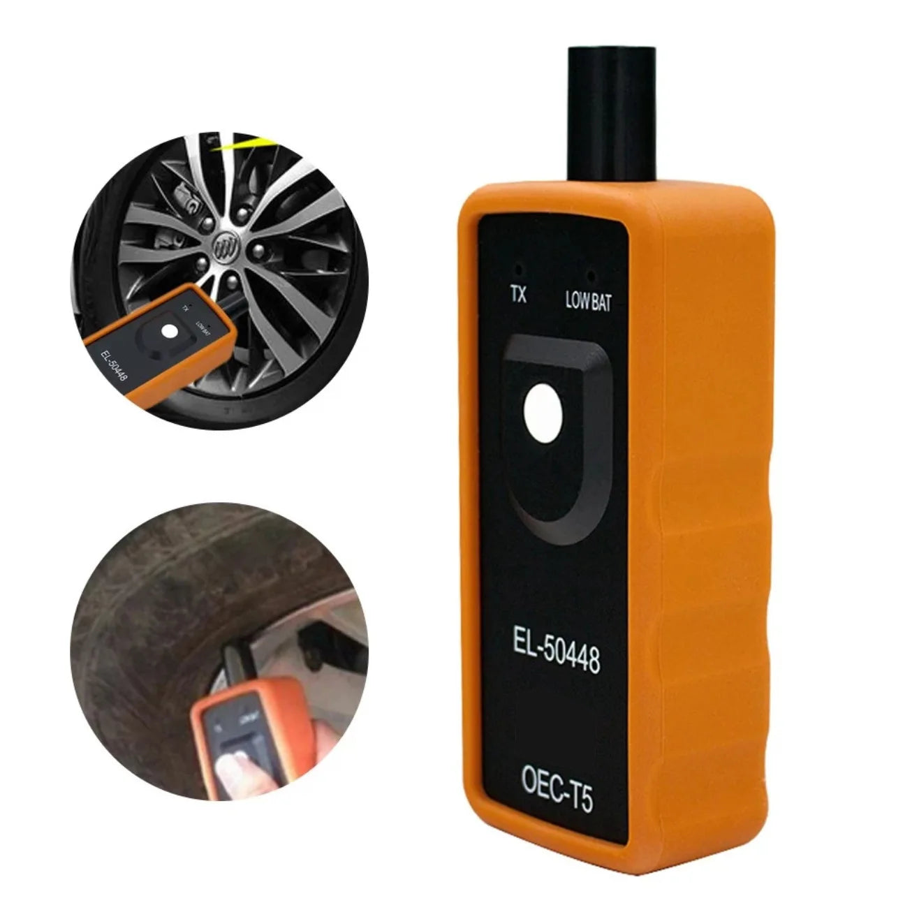 OEC-T5 EL-50448 TPMS Universal GM Buick OLIVER Fit Orange/Black Activation T Tire Pressure Reset Tool Gm Service Guy