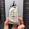 Gm Service Guy Cadillac keycase shell for XT5 XT4 XT6 CT5 CT6 XTS car key bag with keychain, black protective key holder.