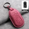 Cross Border Compatible Highquality Leather Key Cover with Keychain for Buick Envision LaCrosse Regal Wholesale From Factory Gm Service Guy