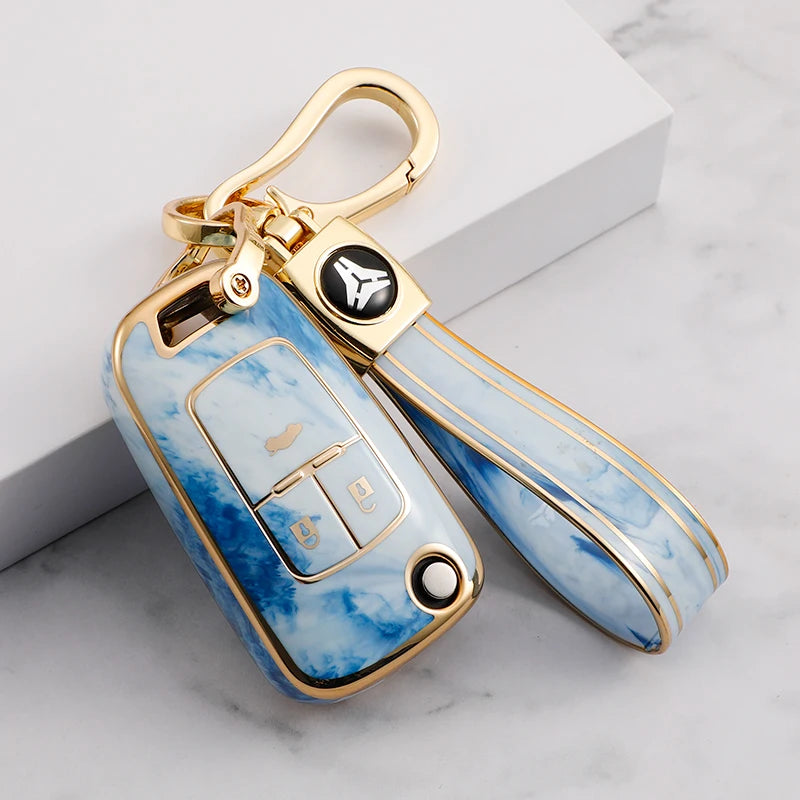 Premium Soft TPU Car Key Case Cover Shell for Chevrolet Malibu Buick Excelle XT GT Lacrosse Encore Key Ring Keychain Bag Factory Gm Service Guy