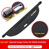 Retractable trunk cargo cover for Buick Envision, Envision Plus, Excelle GX, Velite 6 & GL6 by Gm Service Guy, showing three material options.