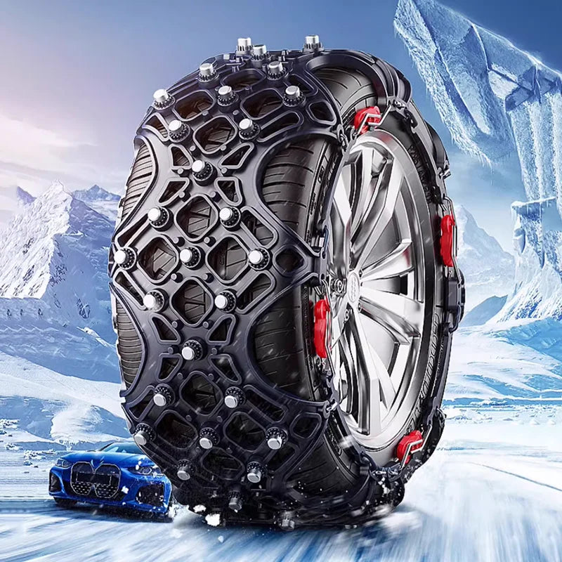 Winter Hot Selling Full Wrap Bull Tendon Vehicle Mud Sandy Snow Tire Chains Anti Skid Snow Chains for 165~275 Car Tires Gm Service Guy