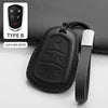 Gm Service Guy high-quality PU leather car key fob cover for Cadillac ATS, CTS, CT4, CT5, CT6, XTS, XT5 models.