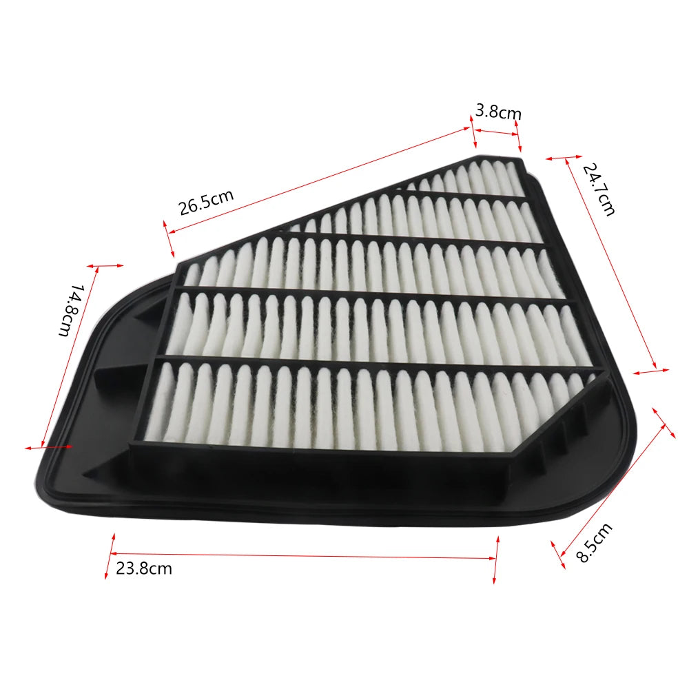 Gm Service Guy car air filter for GMC Acadia and Buick Encore AWD, 3.6L engine, visible clean, new replacement filter.