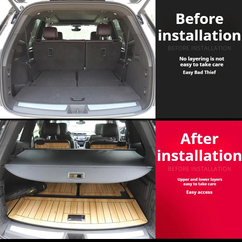 Retractable Trunk Cargo Cover for Cadillac XT6 2020 2021 2022 2023 Auto Tail Box Custom Special Interior Accessories Gm Service Guy