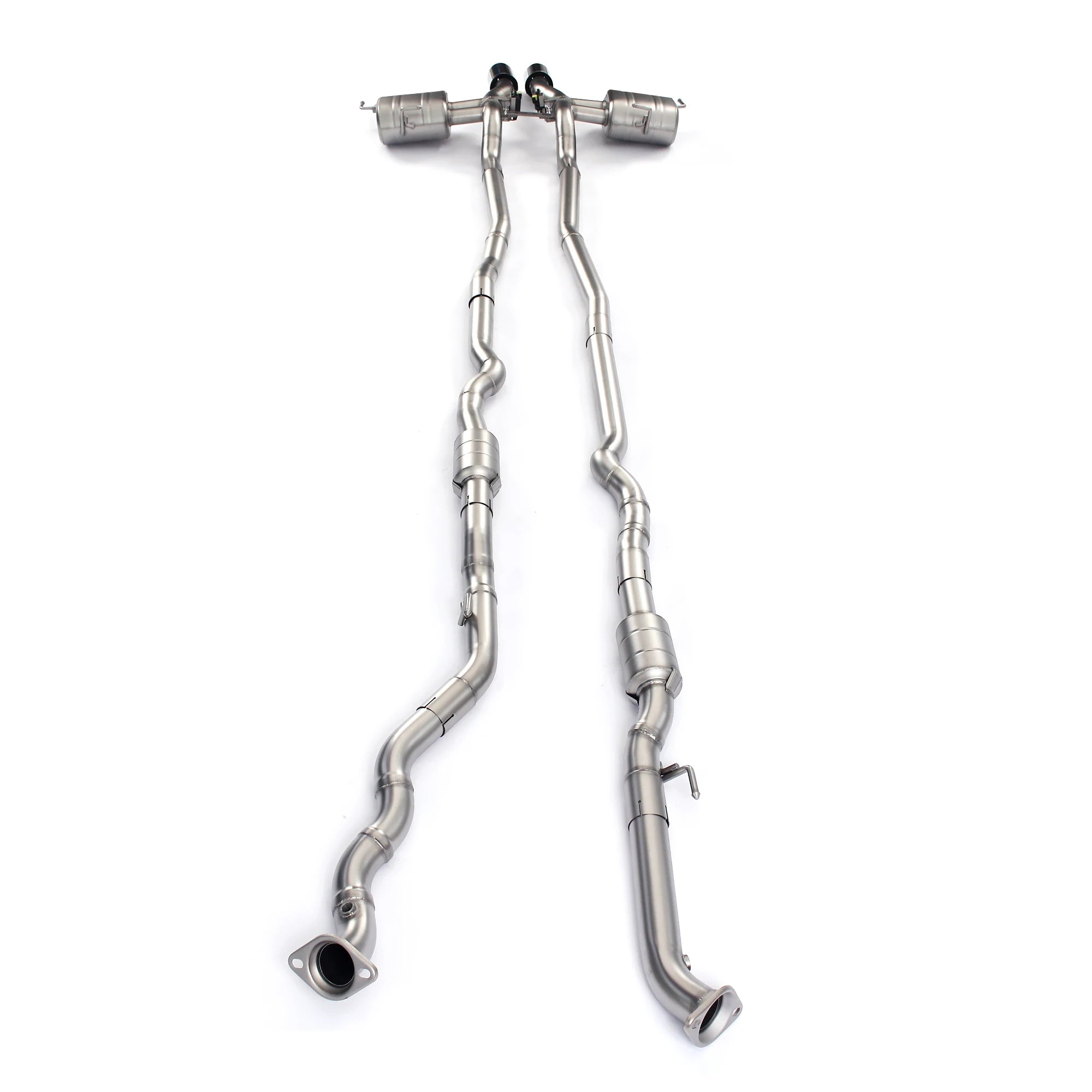 Gm Service Guy custom performance cat-back exhaust system with electronic valve for 2011-2014 Cadillac CTS Coupe 3.6L V6 Sigma II chassis
