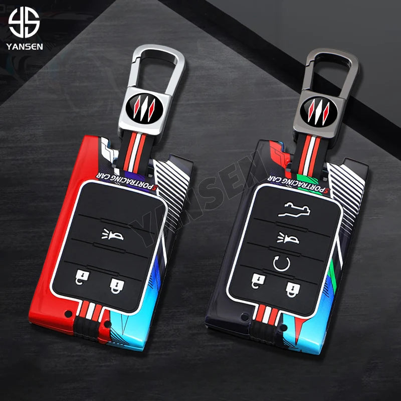 Gm Service Guy car remote key case cover for Chevrolet Corvette, Cadillac CTS, ATS, XTS, Escalade, and more, showing the key fob shell.