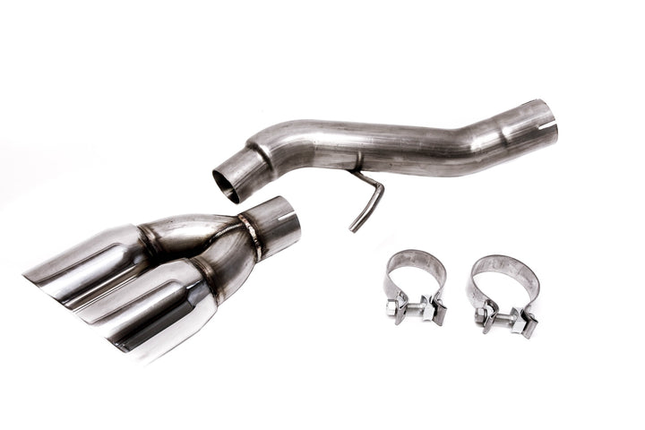 Speedzone Performance LLC SPDZ1 axle back delete exhaust on a Chevy GMC Avalanche Tahoe or Yukon 5.3L, made of stainless steel.