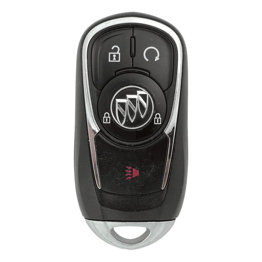 Best Key Supply 2017-2020 Buick Encore OEM 4 Button Smart Key 13532383 / 5944125 / 13506665, close-up detail