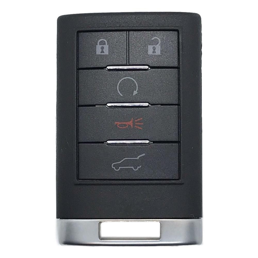 Best Key Supply Cadillac CTS SRX 5 Button Keyless Replacement Shell For OUC6000066 | Aftermarket