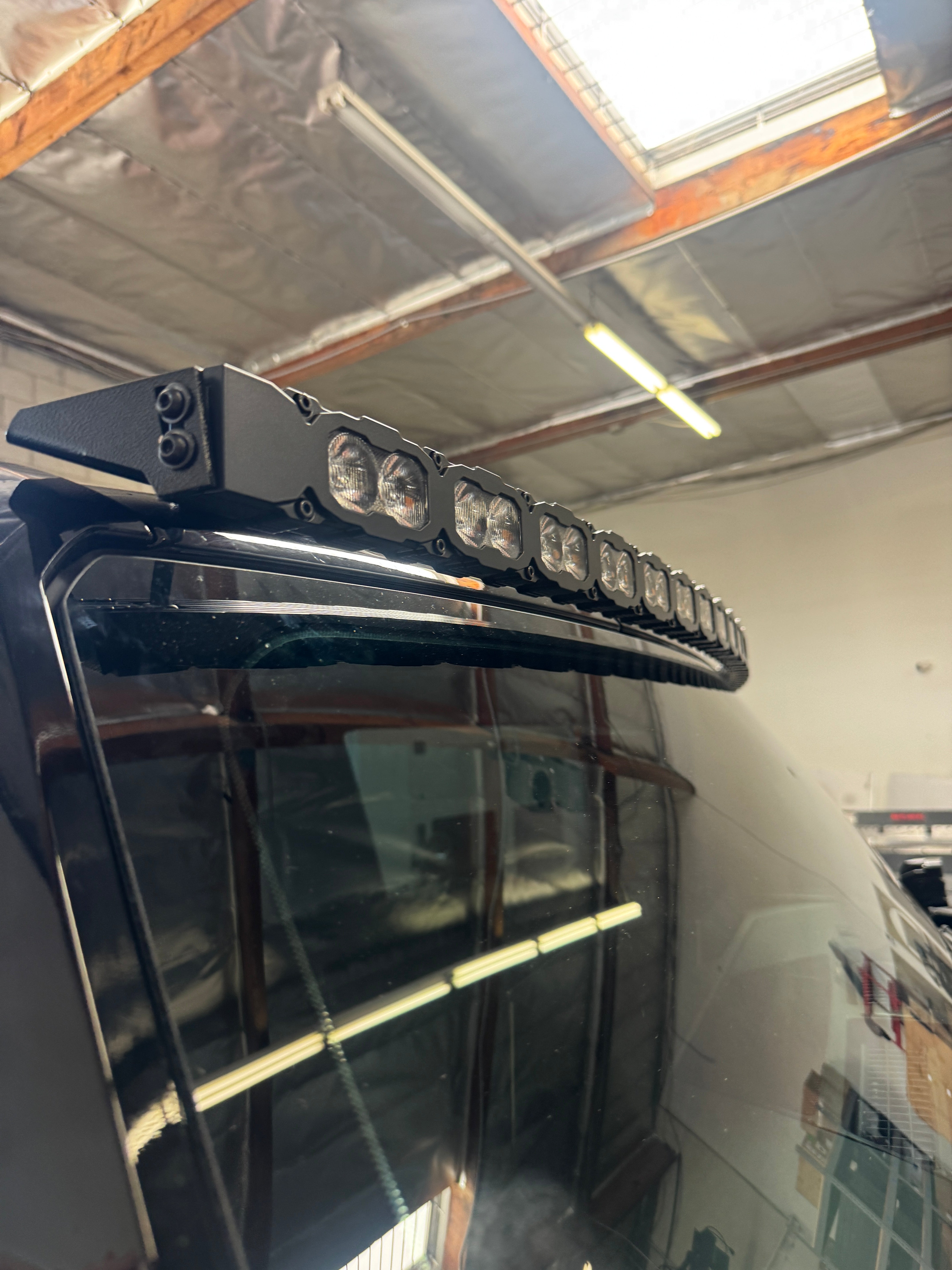 M&R Automotive 2022+ GMC Hummer EV Roof 60in Light Bar - PRO, reverse view