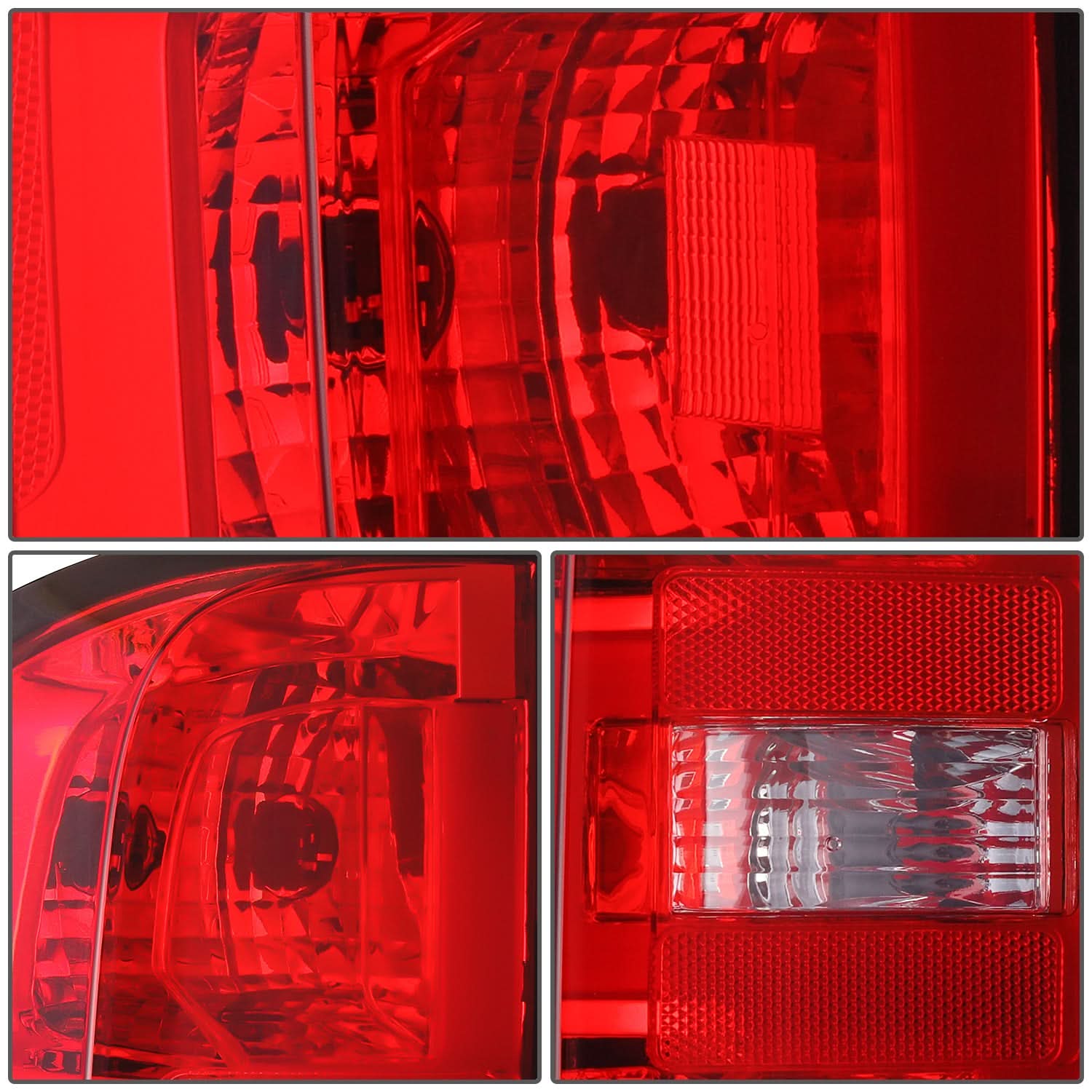 2015-2022 Chevrolet Colorado OE style left tail light by K2 Industries, showing red lens and clear sections for brake and turn signals.