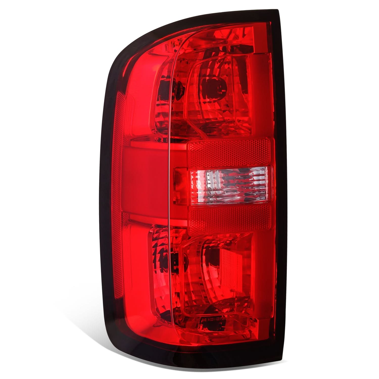 Left side Chevrolet Colorado 2015-2022 OEM style tail light by K2 Industries, showing the clear lens and red brake light section.