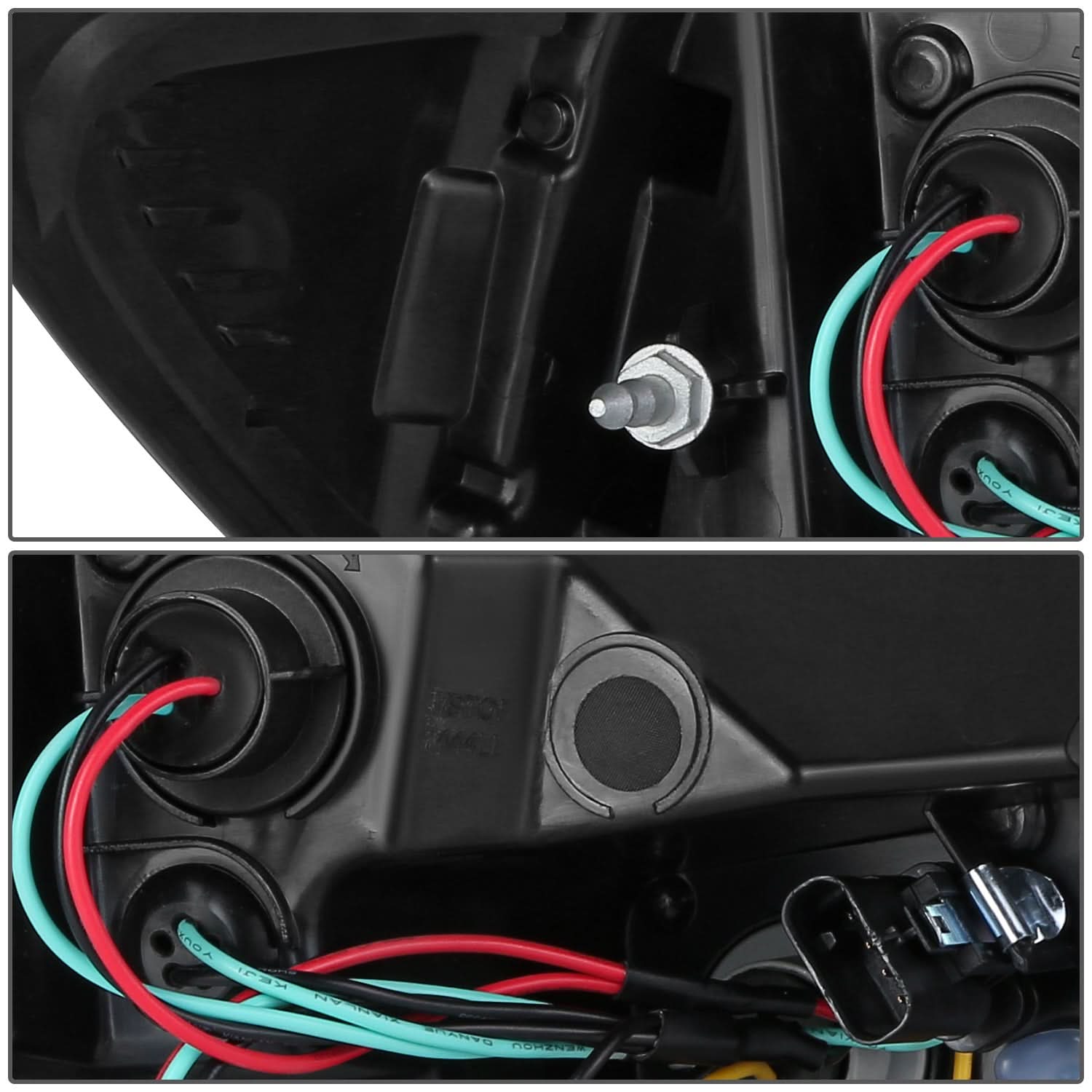 Right outer tail light for 2013-2017 Chevrolet Traverse by K2 Industries, showing the OEM-style design with clear lens and red brake light.
